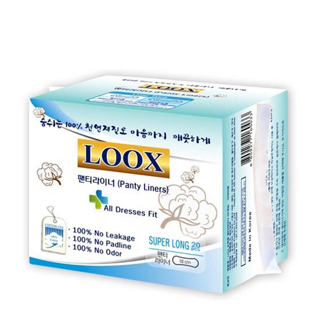 LOOX Panty Liners Super Long 18 cm.